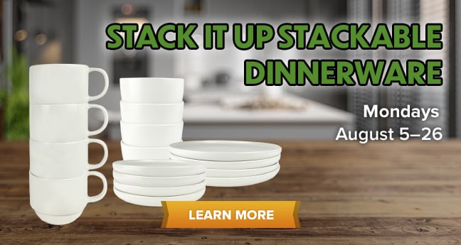 Stack It Up Stackable Dinnerware