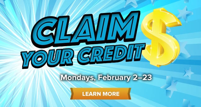 Claim Your Credit