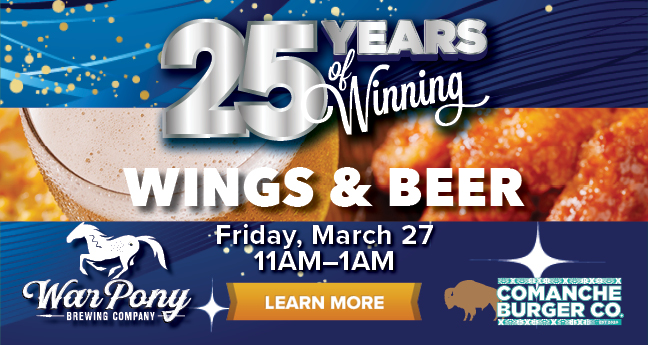 Cheers to 25 Years of Winning Wings & Beer Specials