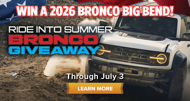 Ride Into Summer Bronco Giveaway