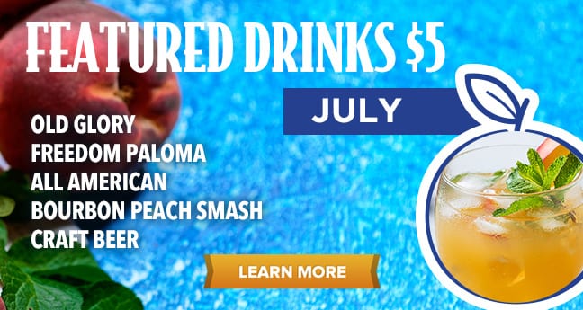 Featured Drinks $5 July