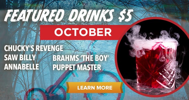 Featured Drinks $5 October